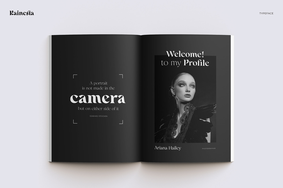 Rainesta Font, a Serif Font by Digitype Studio (Photo 7 of 10)