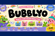 Bubblyo, a Handwritten Font by Art StoreID (Thumbnail 1 of 9)