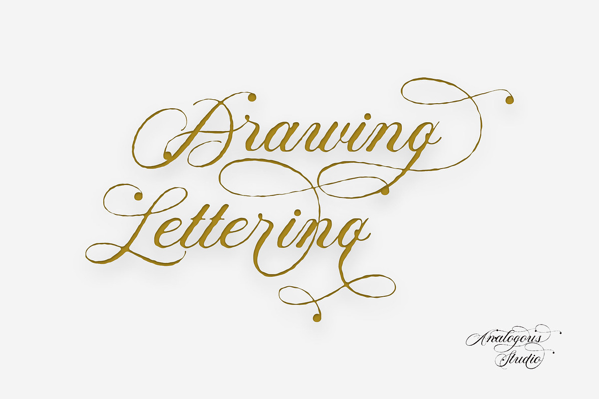 Analogous | Elegant Calligraphy preview 4