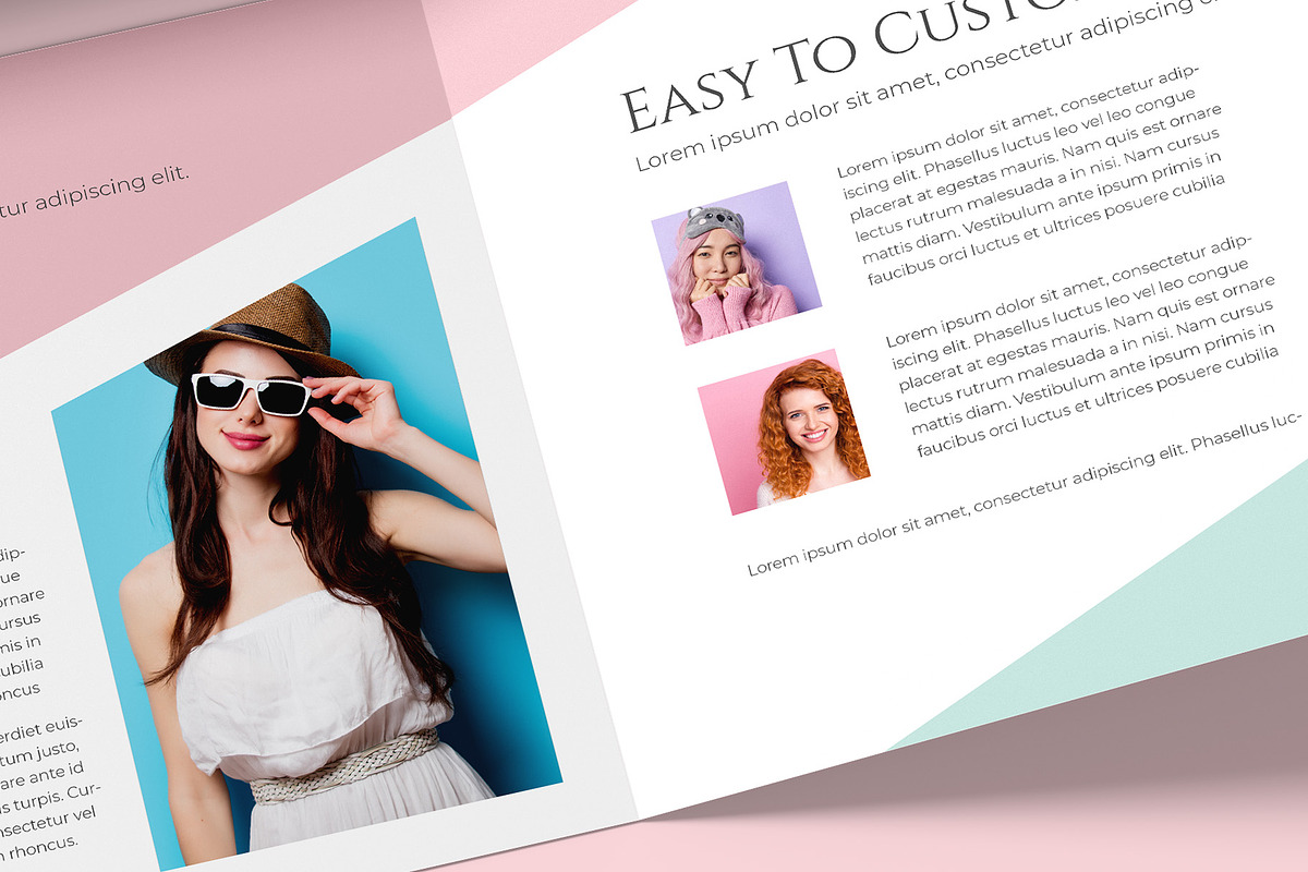 Square Trifold Brochure Mockup, a Books & Magazine Mockup by Illusiongraphic (Photo 22 of 28)