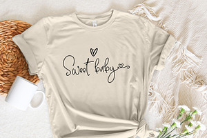 Baby Love Handwritten Font