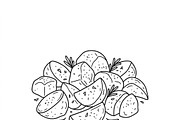 41 Christmas Feast Vector Icons, an Outline Icon by adenpinkstore (Thumbnail 15 of 21)