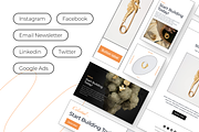 Jewelry Figma Social Media Templates, a Social Media Template by EGO Creative Innovations (Thumbnail 2 of 5)