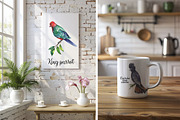 Australian native birds, an Illustration by FITALARTSNEDIGI (Thumbnail 6 of 10)