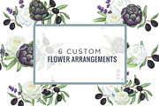 Artichoke & Olive Floral Design Kit, an Illustration by Relish Designs (Thumbnail 4 of 6)