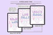 Portrait Purple Digital Planner, a Stationery Template by Tas Creative Studio (Thumbnail 6 of 12)
