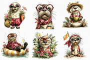 Summer Seal Clipart PNG, an Illustration by Craft Nest (Thumbnail 2 of 11)
