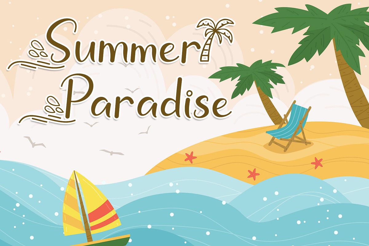 Summer Story, a Font by AEN Creative Studio (Photo 6 of 10)