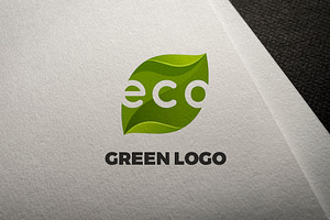 Eco green logo