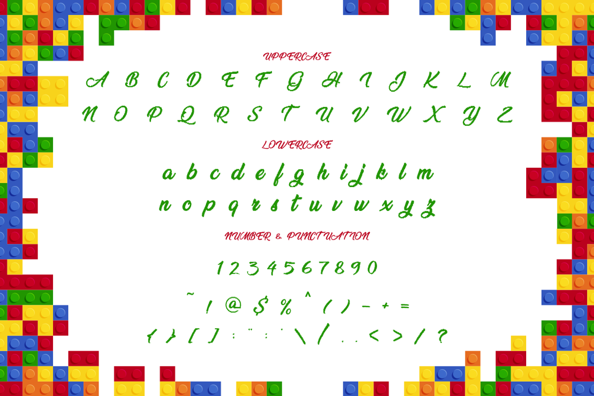 Brick Flash Pixel Font, a Font by PutraCetol Studio (Photo 5 of 5)