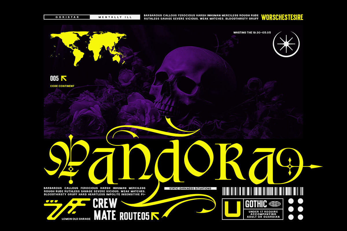 Black Morgana Typeface, a Blackletter Font by alit design (Photo 5 of 17)