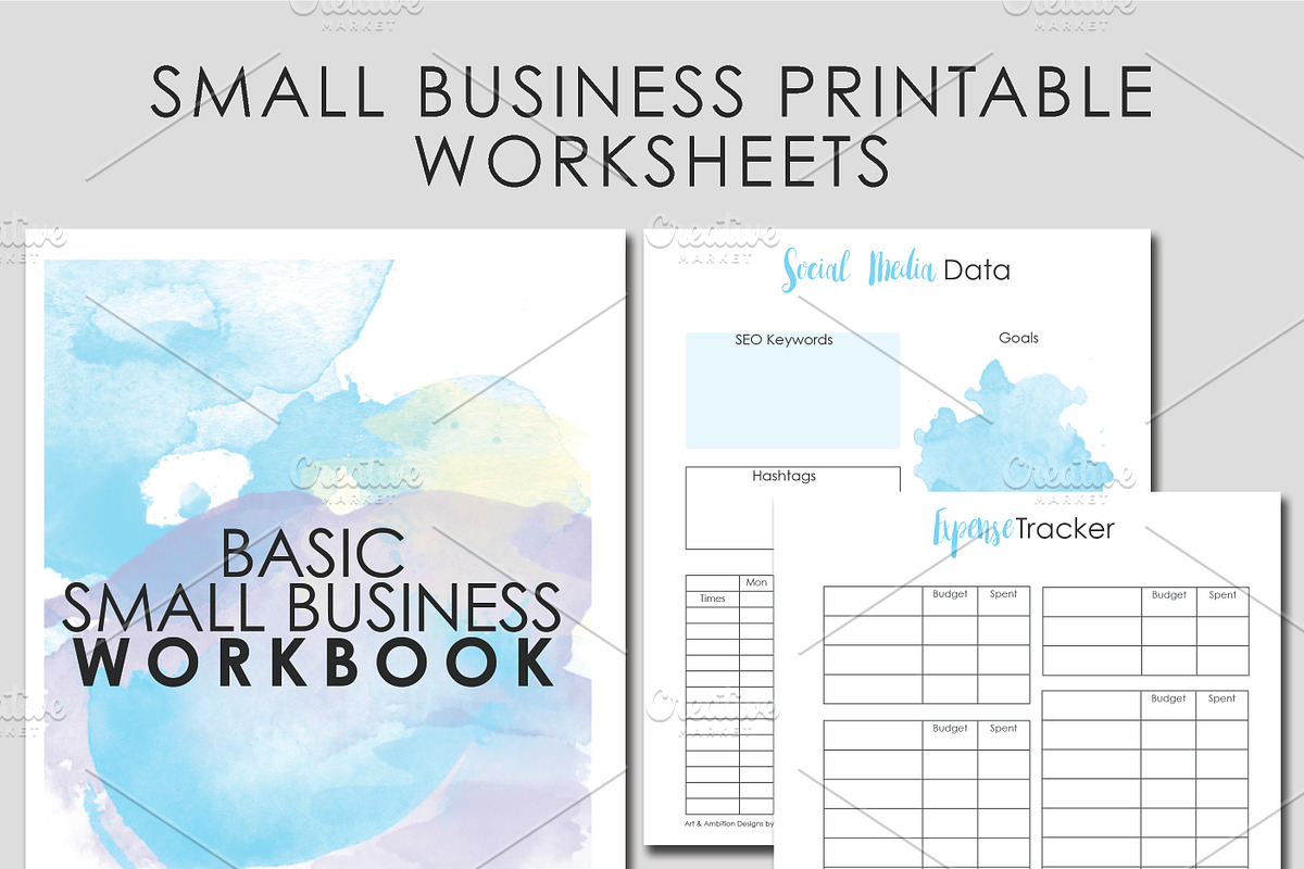Small Business Workbook InDesign, a Stationery Template by artandambition (Photo 1 of 2)