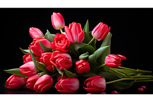flowers happy pink red coral ai, a Background Photo by pikepicture