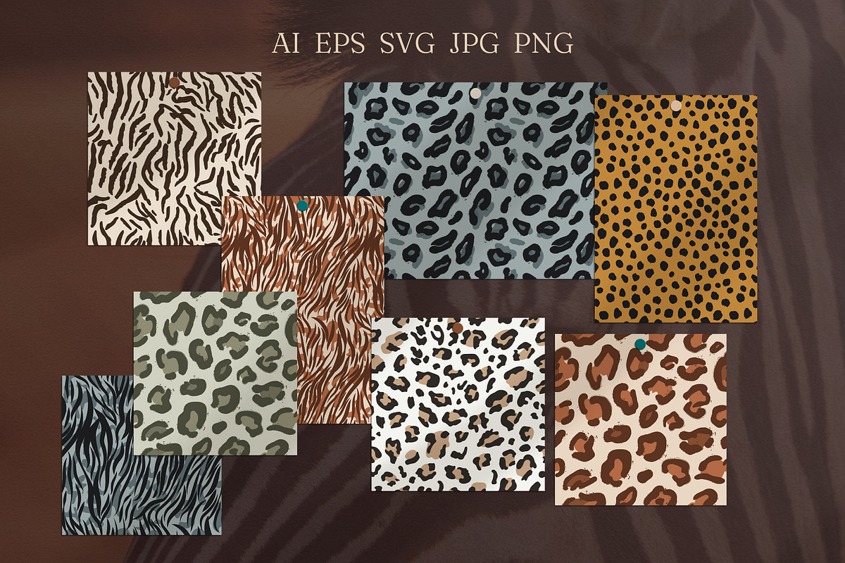 Wilder Patterns: 25 Animal Prints, a Pattern Graphic by IuliiaSavko (Photo 6 of 17)