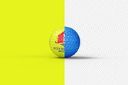 Golf Ball Logo Mockup - 6 views, a Merchandise Mockup by Illusiongraphic (Thumbnail 9 of 14)