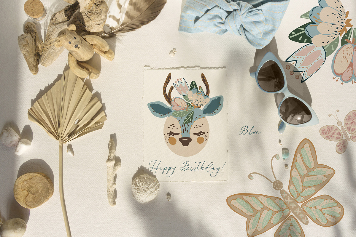 Forest Rainbows Animal Collection, an Animal Illustration by Cat In Colour (Photo 3 of 10)