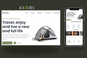 Karura–Camping Website Template, a Landing Page Template by NomaTemplates (Thumbnail 2 of 13)