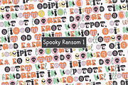 SPOOKY RANSOM Halloween Cut Out Font, a Handwritten Font by Blush Font Co. (Thumbnail 9 of 14)