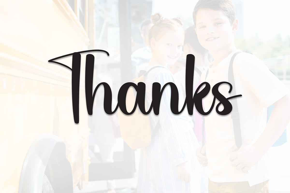 School Holiday | Script Font, a Handwritten Font by Scratchones (Photo 8 of 8)