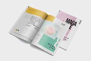 Realistic Magazine Mockups