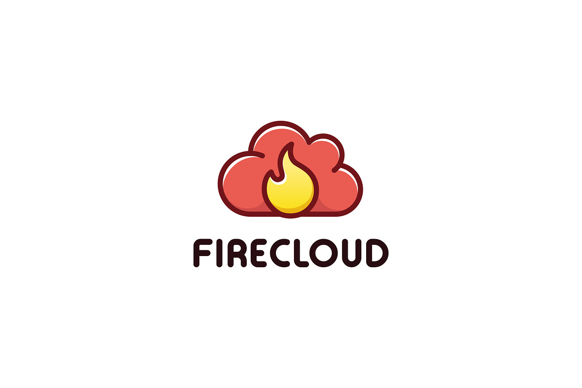 Fire Cloud - Logo Template, a Branding & Logo Template by Zomorsky (Photo 1 of 3)