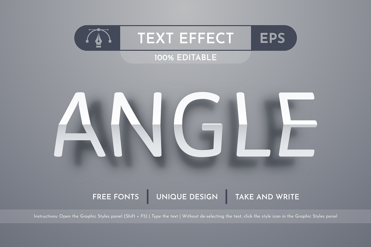 Angle Paper - Editable Text Effect, a Layer Style Add-On by rwgusev (Photo 1 of 5)