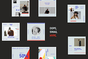 Monotone Streetwear Instagram Bundle, a Social Media Template by muhisya (Thumbnail 5 of 9)