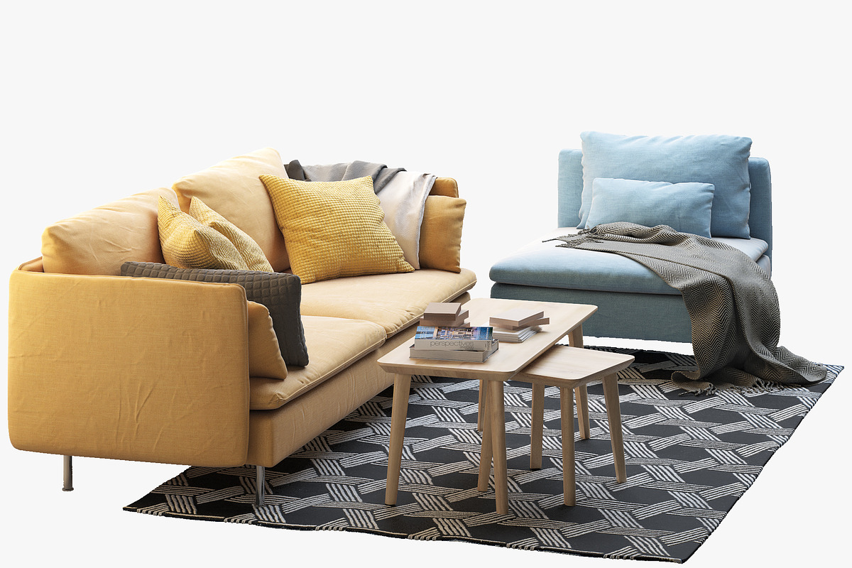 6 sofa set 3d model, a Furniture 3D Model by 3dmitruk (Photo 44 of 61)
