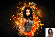 Fire & Sparks Photoshop Action, an Action Add-On by Studio Retouch (Thumbnail 5 of 14)