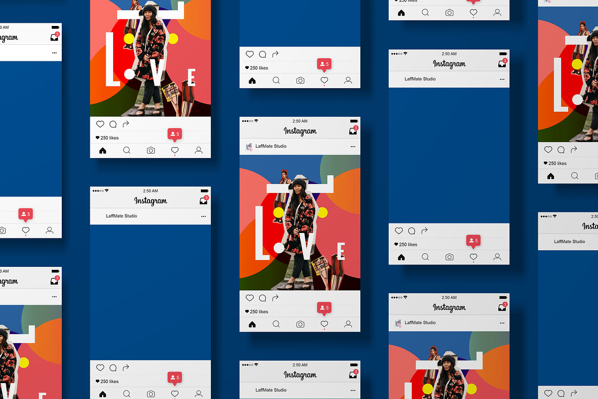 Fashion Brand Instagram Design, a Social Media Template by Laffmate (Photo 2 of 8)