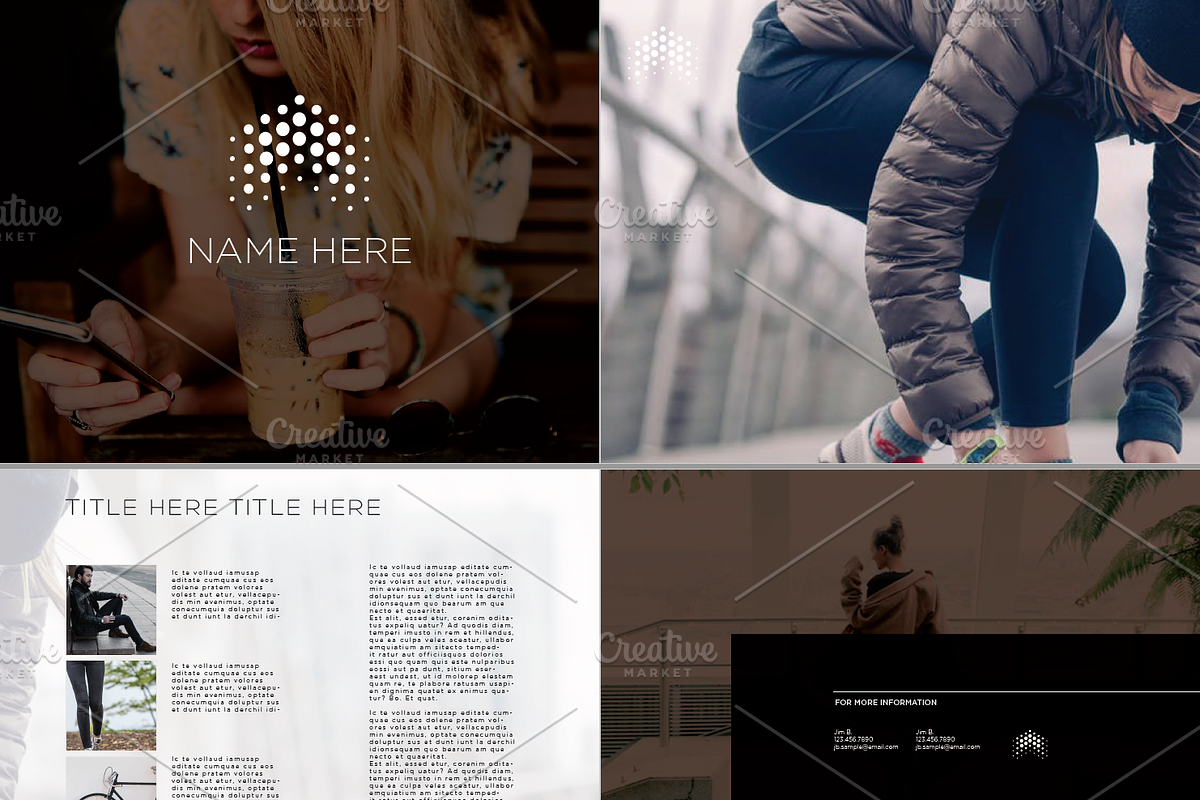 Modern Branding Package, a Branding & Logo Template by Light & Line Designs (Photo 2 of 7)