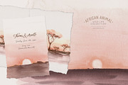African animals watercolor set, an Animal Illustration by Peace ART (Thumbnail 13 of 24)