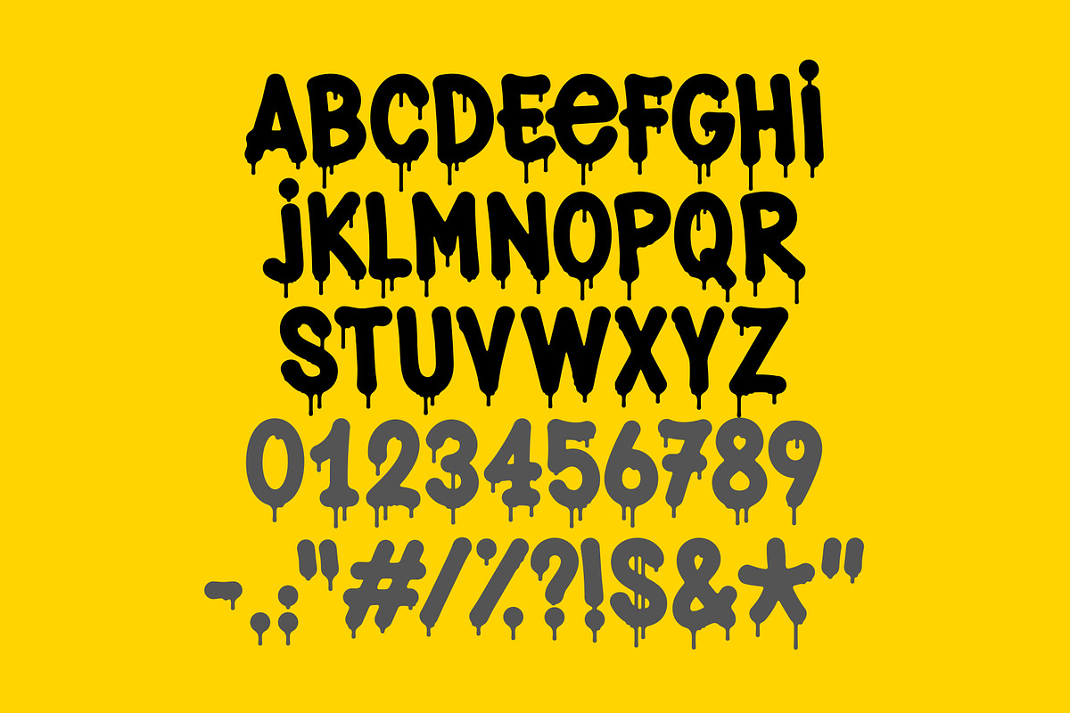 Wet Bandit Font preview 3