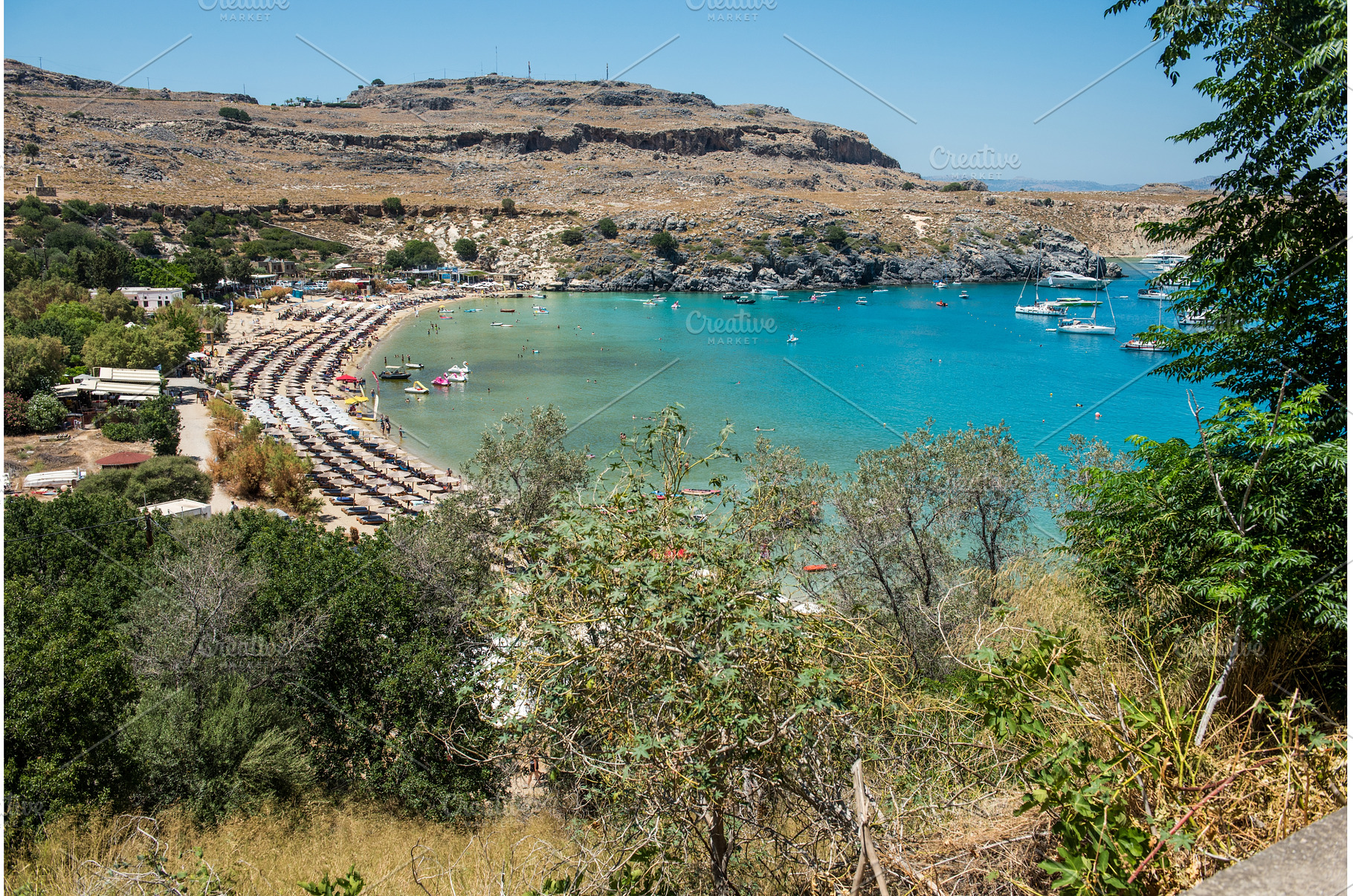 Lindos Greece, Scenic view of Lindos, an Architecture Photo by COLORFUL
