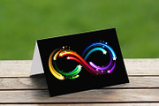 Infinity symbol of rainbow comets, a Decorative Illustration by blackmoon9 (Thumbnail 2 of 3)