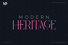 SALE! Modern Heritage font duo