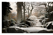 Wipe Co - Rococo Winter Landscapes, a Decorative Illustration by milatovar (Thumbnail 5 of 16)