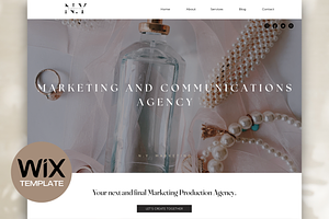 Wix Website Template For Marketing