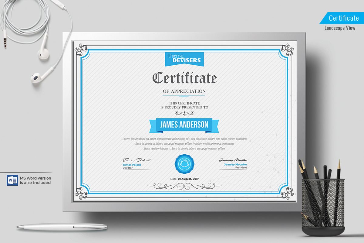 Corporate Identity, a Stationery Template by ThemeDevisers (Photo 8 of 12)