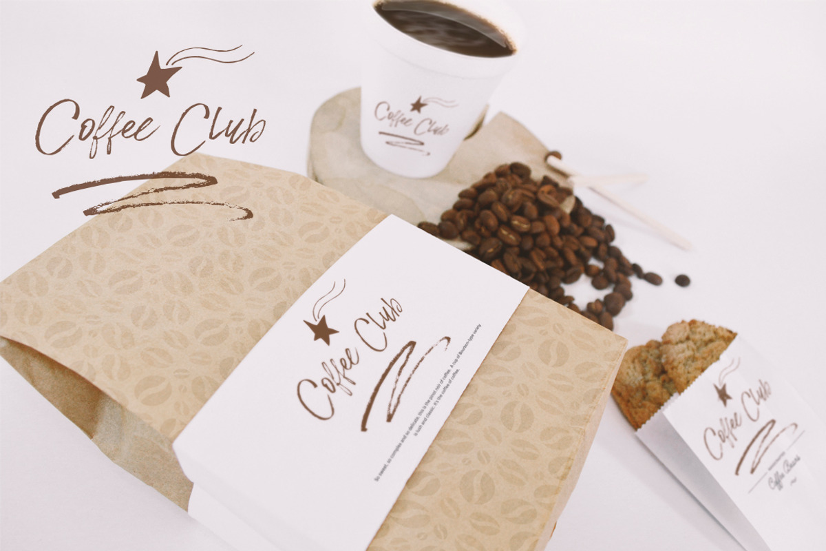 Star Dust Font & watercolor textures preview 8