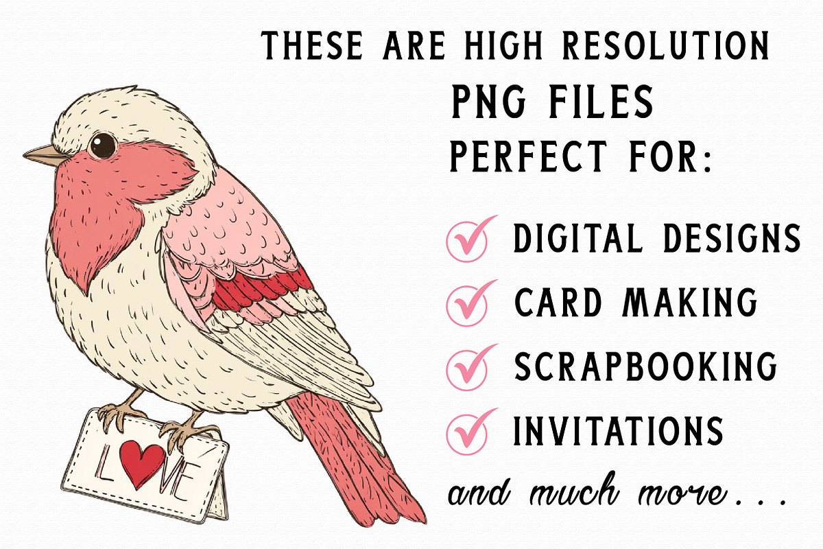 Valentine Animal Characters Clipart, an Illustration by Libby Wishes (Photo 4 of 6)