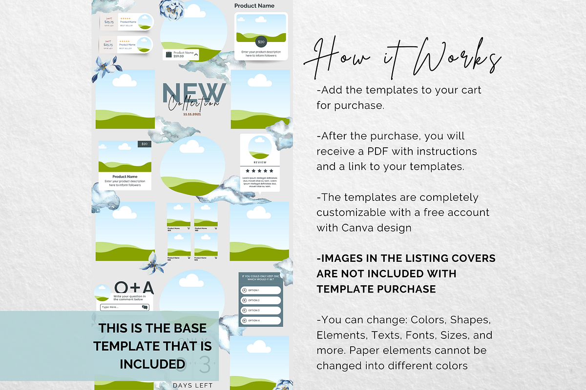 Product Instagram Puzzle Template, a Social Media Template by Social Assumptions (Photo 4 of 10)