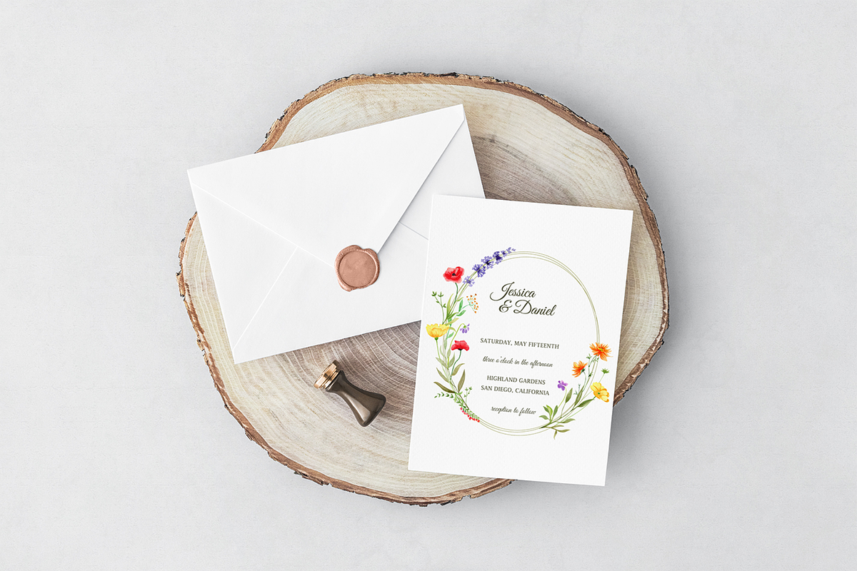 Watercolor Wildflowers clipart, a Decorative Illustration by Lemon design (Photo 16 of 21)