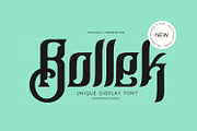 Bollek - Ornate Blackletter Font, a Blackletter Font by Imoodev (Thumbnail 1 of 5)
