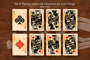 Original Vintage Playing cards, an Object Illustration by Retro Graphic Box (Thumbnail 1 of 5)