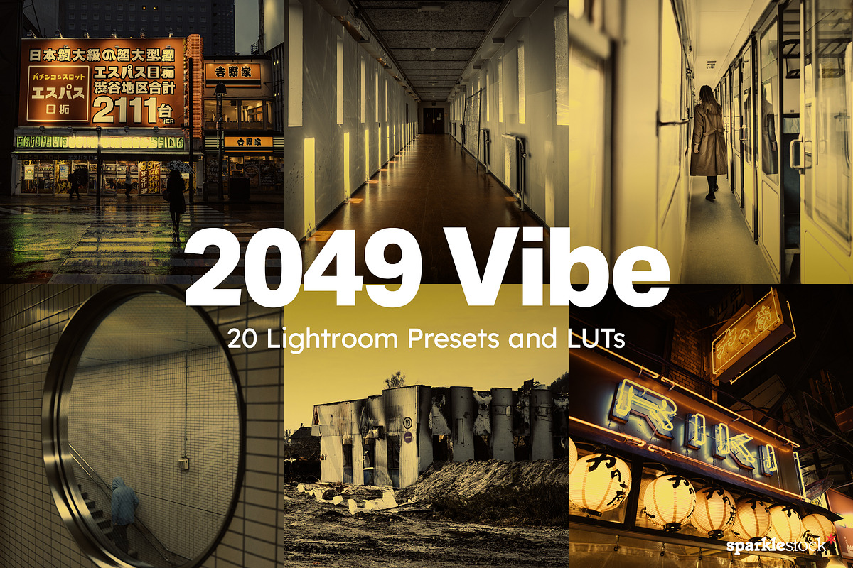 20 2049 Vibe Lightroom Presets LUTs, a Preset Add-On by SparkleStock (Photo 1 of 16)
