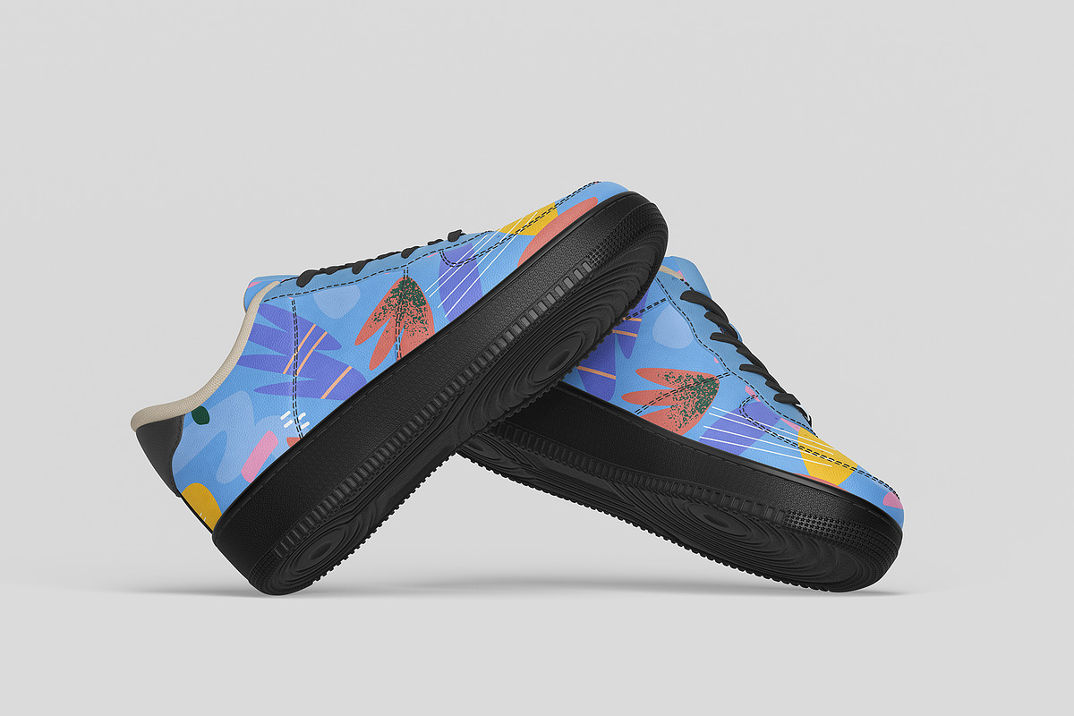 Sneakers Air Force Mockup, an Advertising Mockup by GraphicVil (Photo 9 of 9)