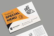 Special Food Restaurant Postcard, a Card Template by MightyDesign (Thumbnail 3 of 8)