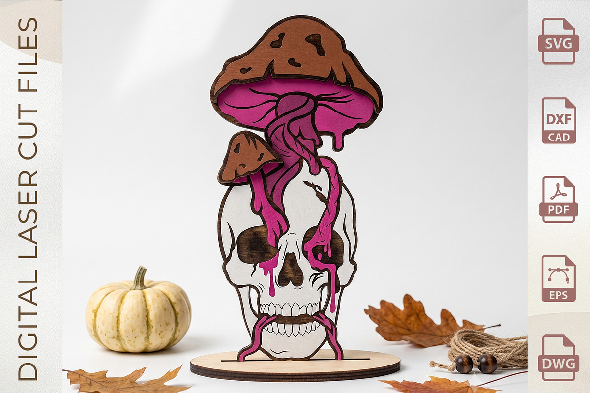 Spooky Monster Plant Bundle, an Object Graphic by WoodoraCut (Photo 2 of 6)