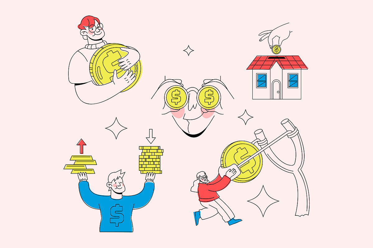 Investment Activity Illustration, an Object Illustration by graphicook (Photo 1 of 3)